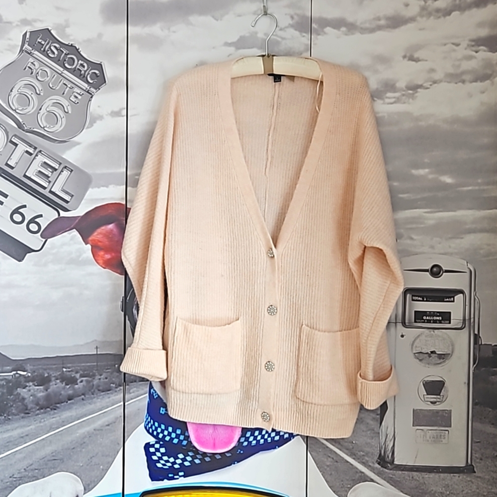 Sweater cardigan oversized